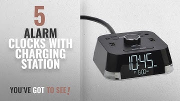 Top 10 Alarm Clocks With Charging Station [2018 ]: Brandstand 12154878 CubieTime Alarm Clock Charger