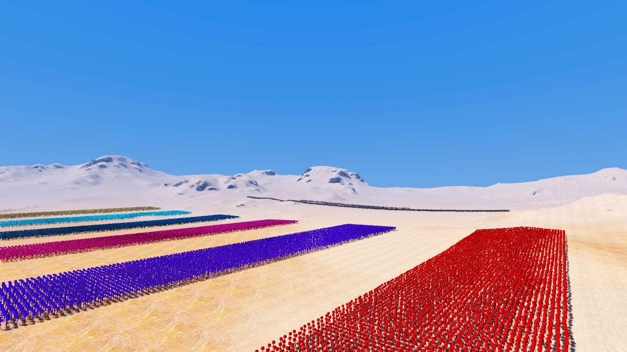 SPARTANS & ARCHER AGAINST STICKMAN | ULTIMATE EPIC BATTLE SIMULATOR UEBS