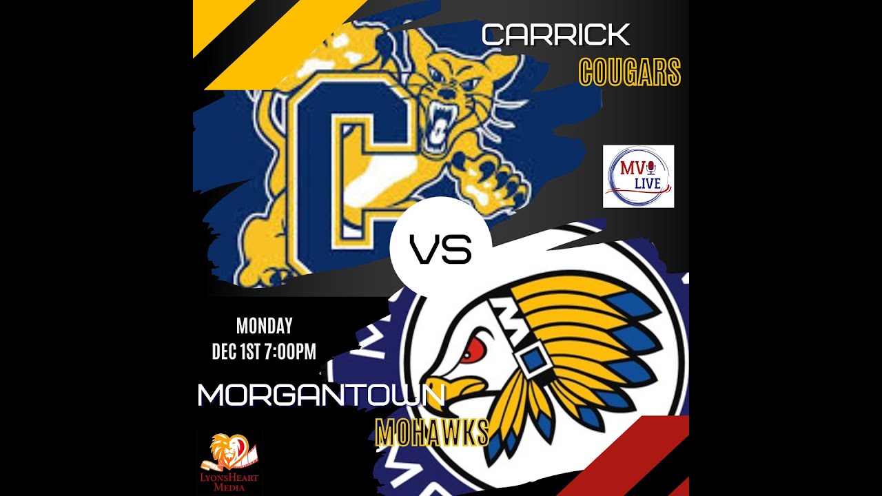 MVI Live | Carrick vs Morgantown | PIHL Hockey | 12/1/25