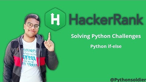 Solving Hackerrank