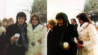 Elvis and Ginger Alden’s Grandfather’s Cemetery | 1977 Photo Line-Up Famous Picture Long