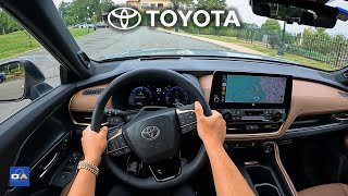 2025 Toyota Grand Highlander Hybrid Max Platinum | POV Test Drive Impressions & Review | 4K