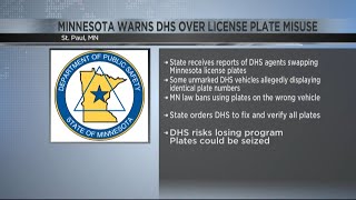 Minnesota warns DHS over license plate misuse