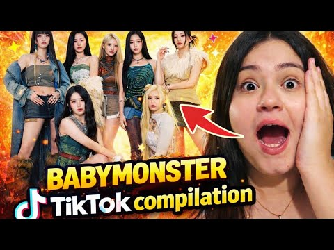 KPOP BABYMONSTER TIKTOK COMPILATION Part 1 | REACTION 
