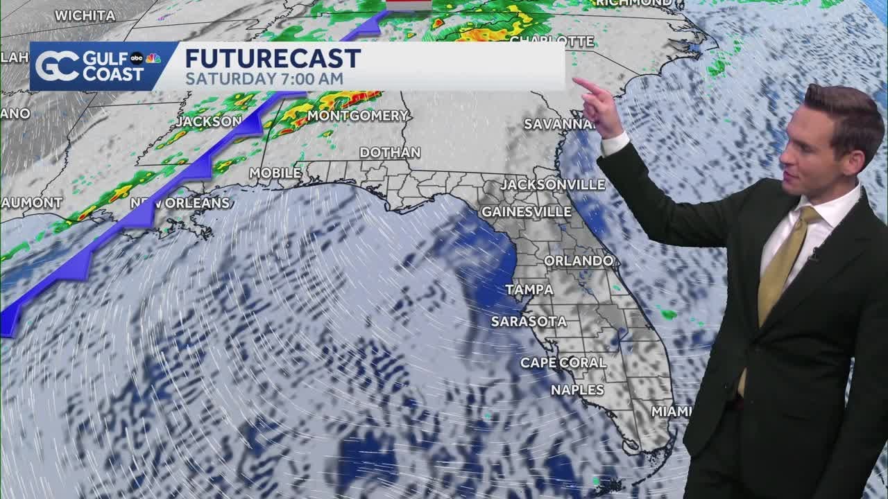 Warm through the weekend, but another cold front on the way - YouTube