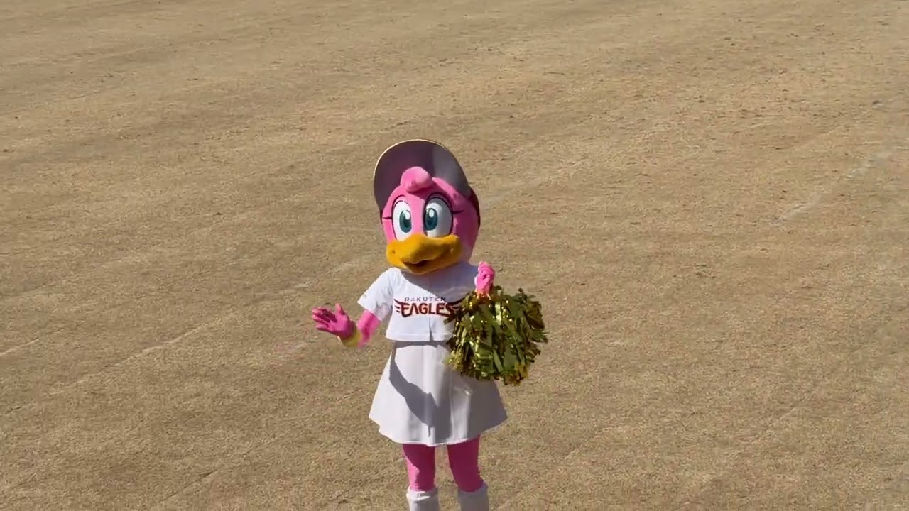 楽天イーグルス　クラッチーナちゃん　倉敷マスカットスタジアム