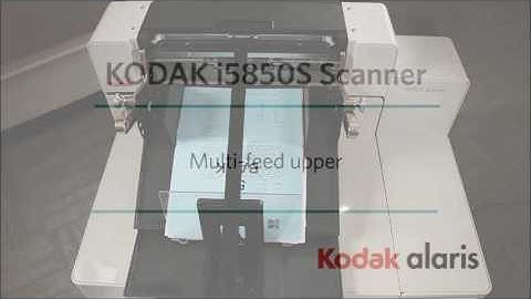 Using the i5850S Scanner from Kodak Alaris (Part 1)