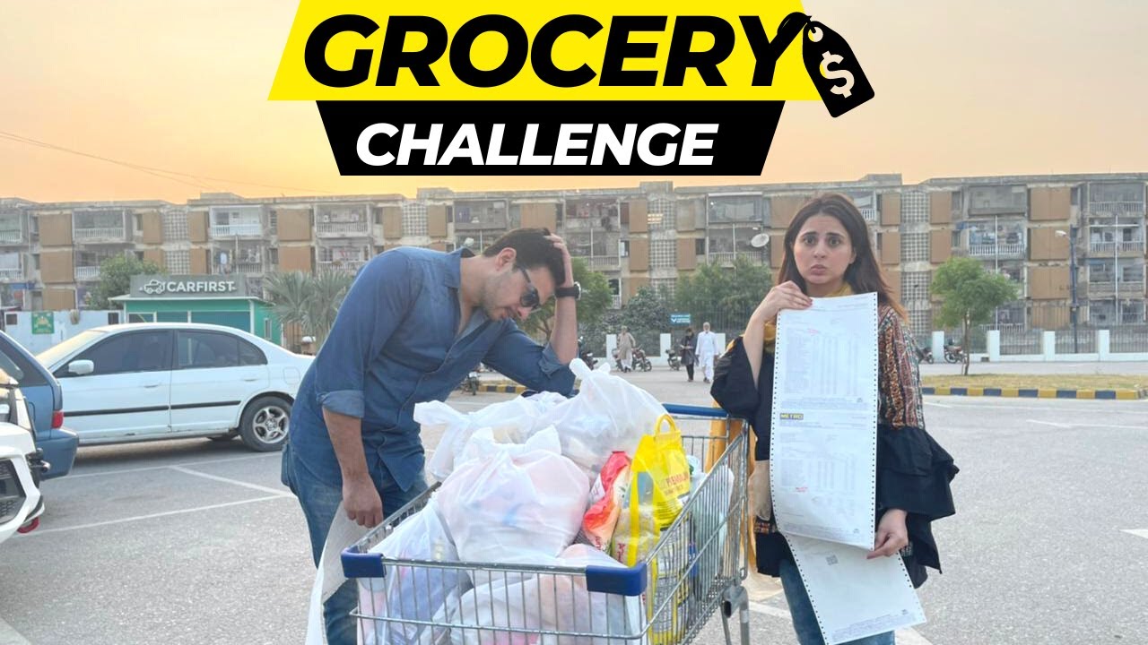 Grocery Shopping Challenge Fatima Effendi Kanwar Arsalan YouTube