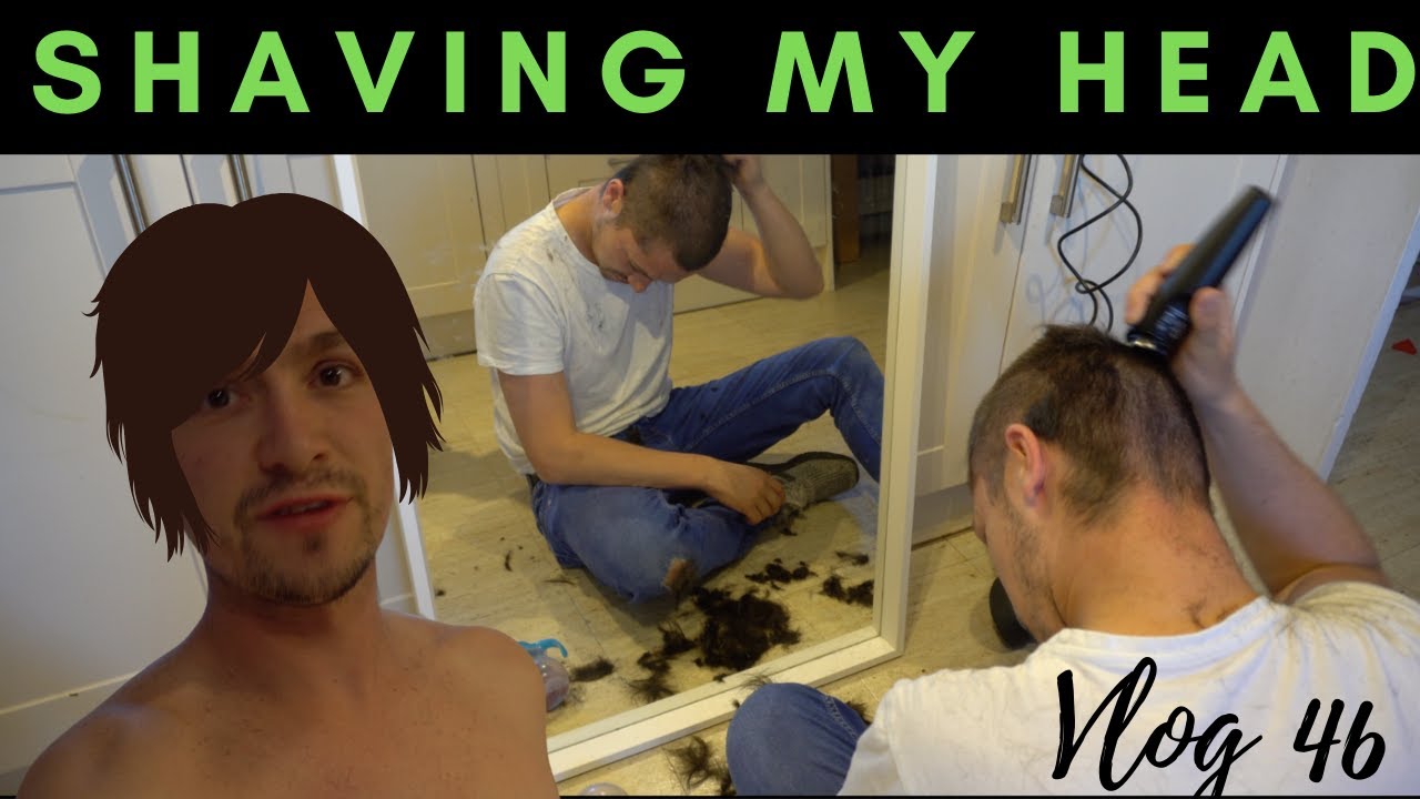 SHAVING MY HAIR OFF VLOG 46 YouTube