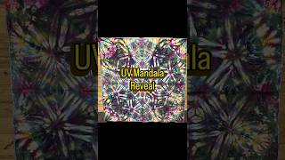 Incredible Eight Point Star Tie-Dye Tapestry ~ Reveal in UV
