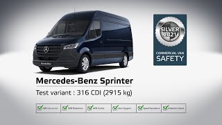 2021 Mercedes Benz Sprinter Crash Test.
