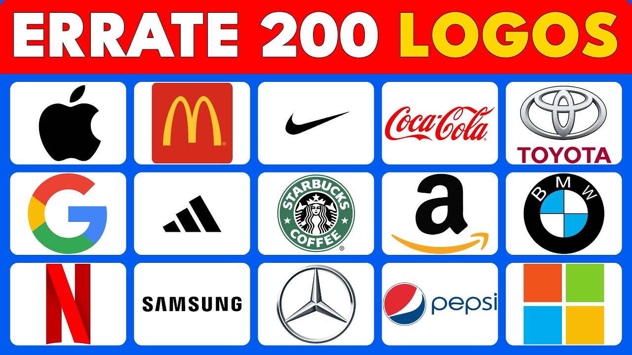 200 Logos erraten: Bist du bereit für die ultimative Herausforderung?