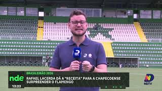 Chapecoense recebe o Flamengo e busca reação na Série A do Brasileiro