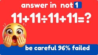It's a smart challenge for you. Can you solve this math trap, but 96% failed to solve this.