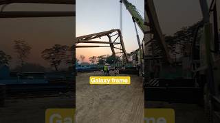 XCMG 800 galaxy frame assembly #ytshorts #shorts #short #crane