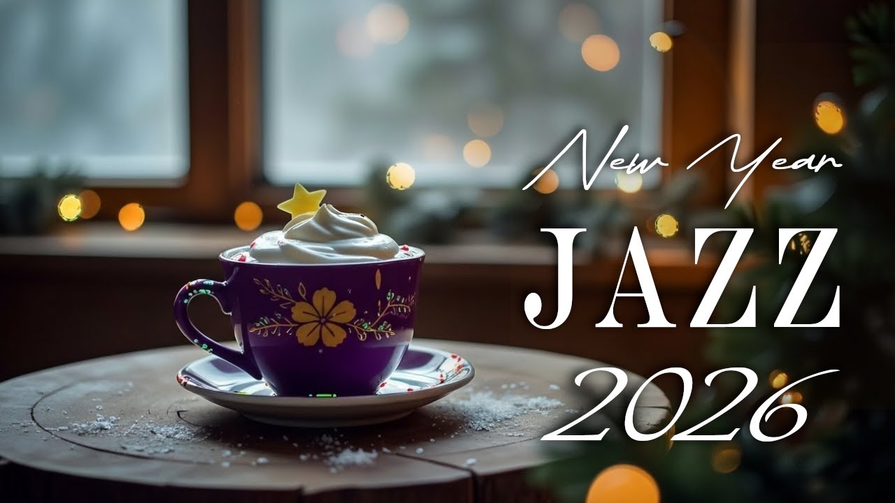 Happy New Year 2026 ✨ Cozy Jazz Cafe & Sweet Holiday Bossa Nova for Good Mood ☕❄️