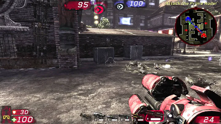 Unreal Tournament 3 Walkthrough "Insane" 1440p maxed graphics PART 5 - Market District (Warfare)
