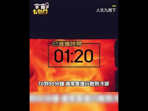 揭密遺體火化100分鐘！5分鐘內眼球.指甲燒盡：遺骨只剩下4%~8%重量 #shorts