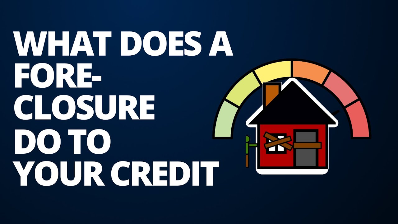 What does a Foreclosure do to your credit? (Canada Foreclosure)