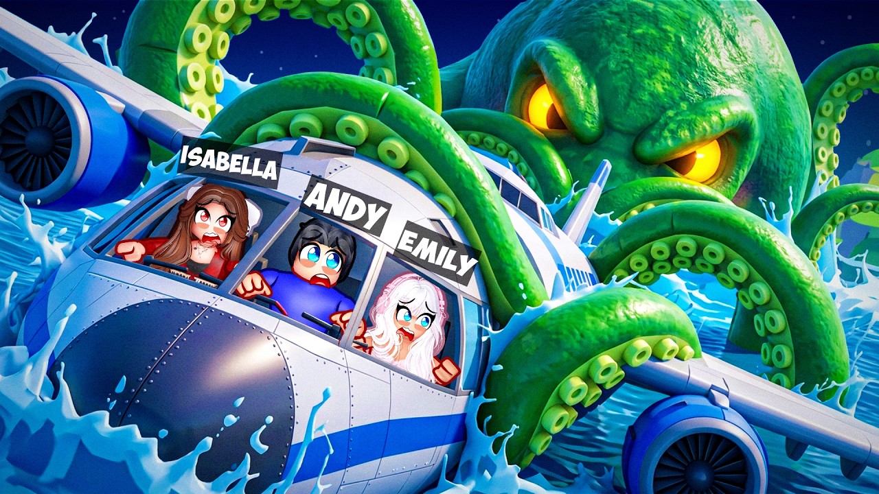Surviving The KRAKEN In Roblox LAND OR DIE...