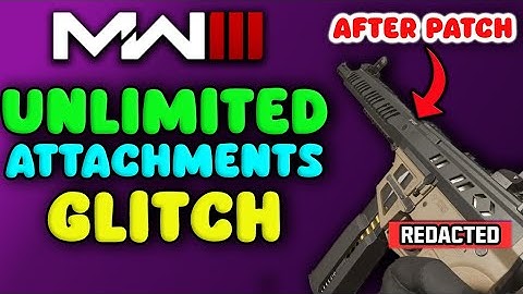 🔥 MW3 Unlimited Attachments Glitch! 🔥*REDACTED WEAPONS* - MW3 Glitch for Warzone / Multiplayer