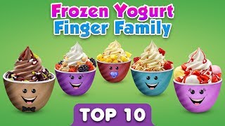 frozen yogurt finger family song top 10 finger family songs
