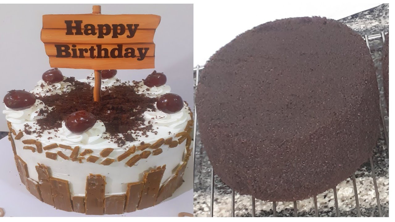 BLACK FOREST CAKE RECIPE SIMPLE/KEKI NZURI YA KIJANJA @mziwandabakers8297
