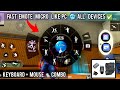Free Fire Keyboard Mouse Fast Emote Settings 💯|Fast Emote Like PC in Free Fire🔥Micro Settings power💀