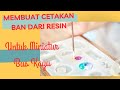 Membuat Cetakan Ban dari Bahan Resin untuk Miniatur Bus Kayu #kerajinantangan #resin #busmania