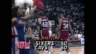 76ers vs Cavaliers 1990 NBA Playoffs Eastern Conf. 1st Round, Game 4 Second Half Only - May 3, 1990