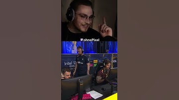 OHNEPIXEL REACTS TO DEV1CE 1 HP CLUTCH! #ohnepixel #cs2 #cs2clips #cs2clutchmoments #dev1ce #shorts