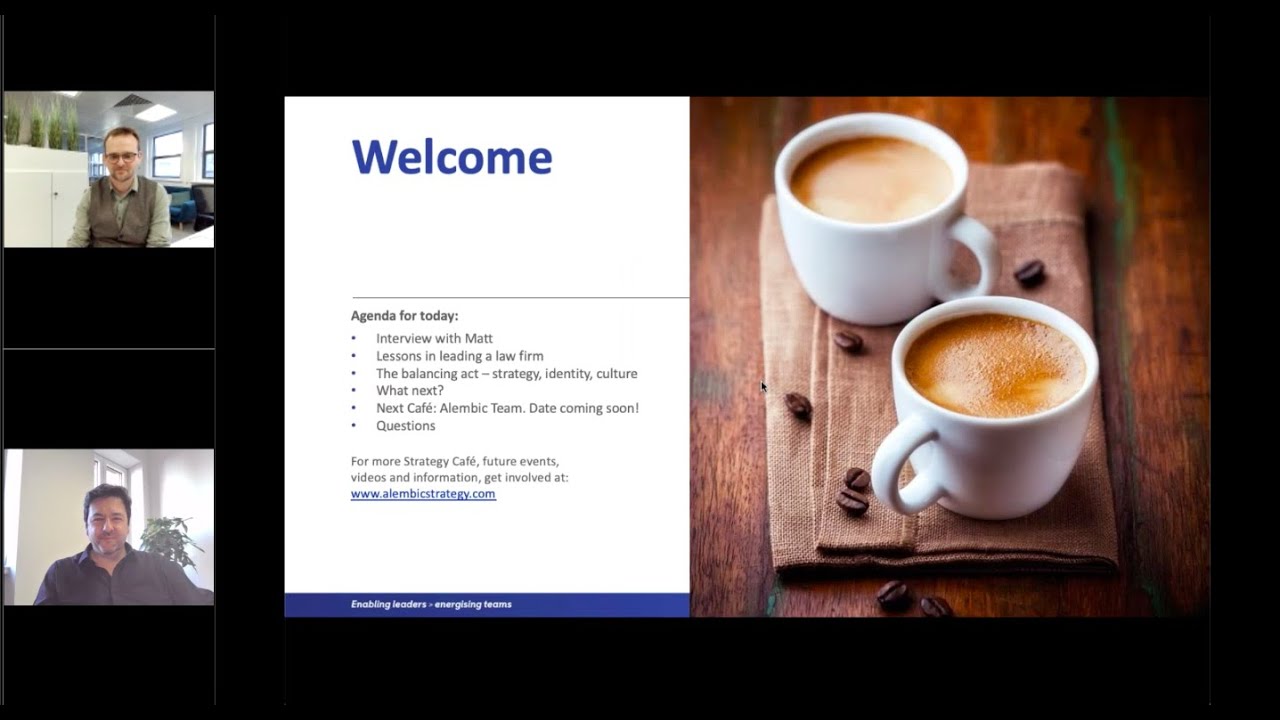 Strategy Café with Matt Meyer: can strategy keep pace with identity?