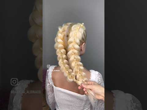 Косы с жемчугом косысрезинками косысбусинами какплестикосу 3дкоса коса косы какзаплестикосу