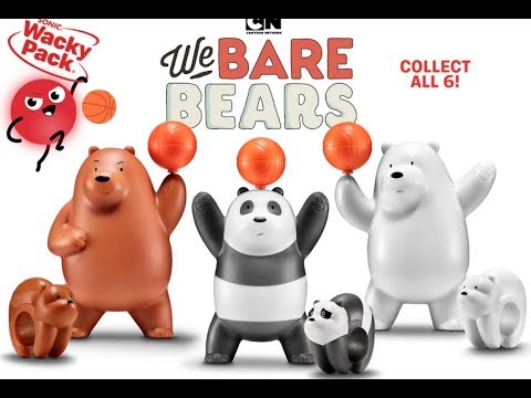 We Bare Bears Sonic Wacky Pack Collectibles March 2019! - YouTube