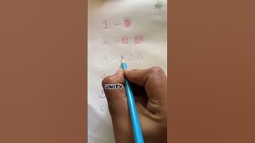 Color full numbars art by unity #unity #art #numbers