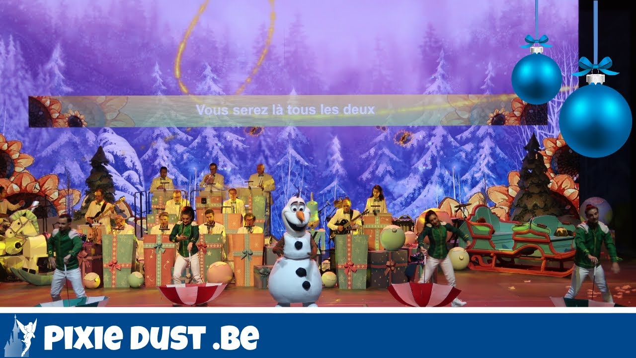 🎄FULL SHOW Merry Jolly Jingles with Olaf from Frozen in Disneyland Paris Christmas Season 2018 disneyland paris pride
