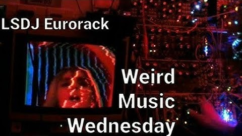 Weird Music Wednesday ~ Gameboy/LSDJ Eurorack + Video Glitch Jam [Melodic Modular Synth]