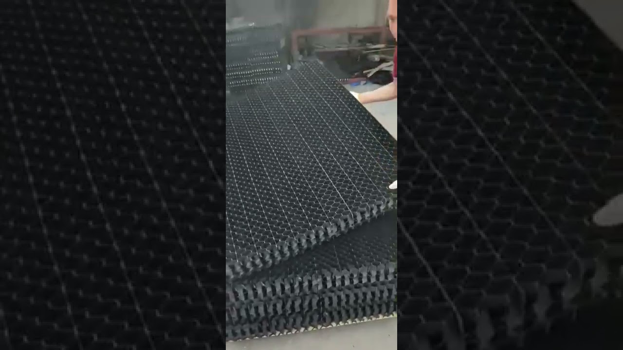 TEP/TEC 130 Cellular cooling tower pvc drift eliminators - admin@sintafrp.cn  -www.sintafrp.com