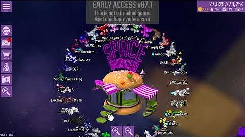 (Early Access) Chicken Invaders Universe | Space Burger Party & Droid Raid mission #1