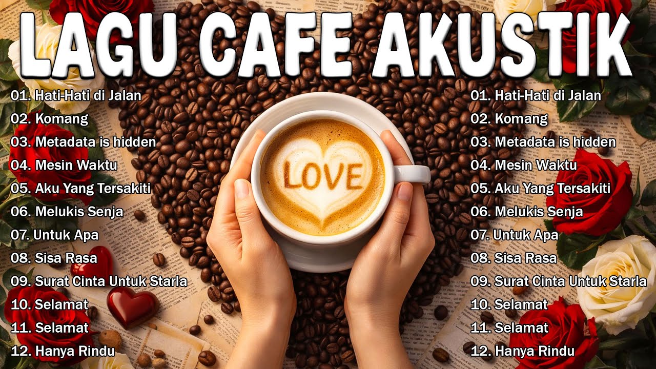 Album Acoustic Cafe Relaxing 2026 || Musik Cafe ||   Komang, Hati-Hati di Jalan, Mesin Waktu ...