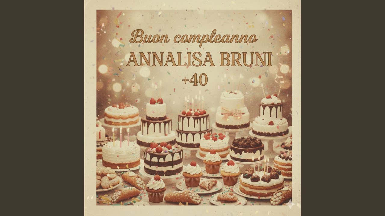 Buon Compleanno Annalisa