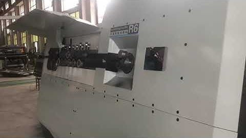 Peru customer customized  R6 rebar stirrup bending machine  testing video