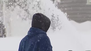 Residents in Chicago's northwest suburbs digging out of nonstop snowfall