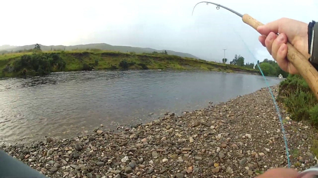 Salmon fishing River Carron 2019 YouTube