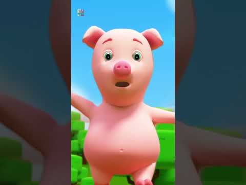 Cinco cerditos rima para niños #shorts #videosparaniños #músicaparaniños #rimasinfantiles #poemas