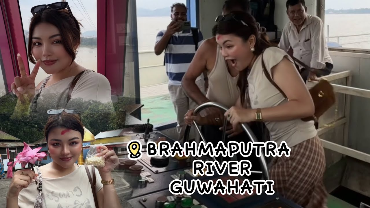 Guwahati daily vlog -2 visit to BRAHMAPUTRA RIVER and TEMPLE