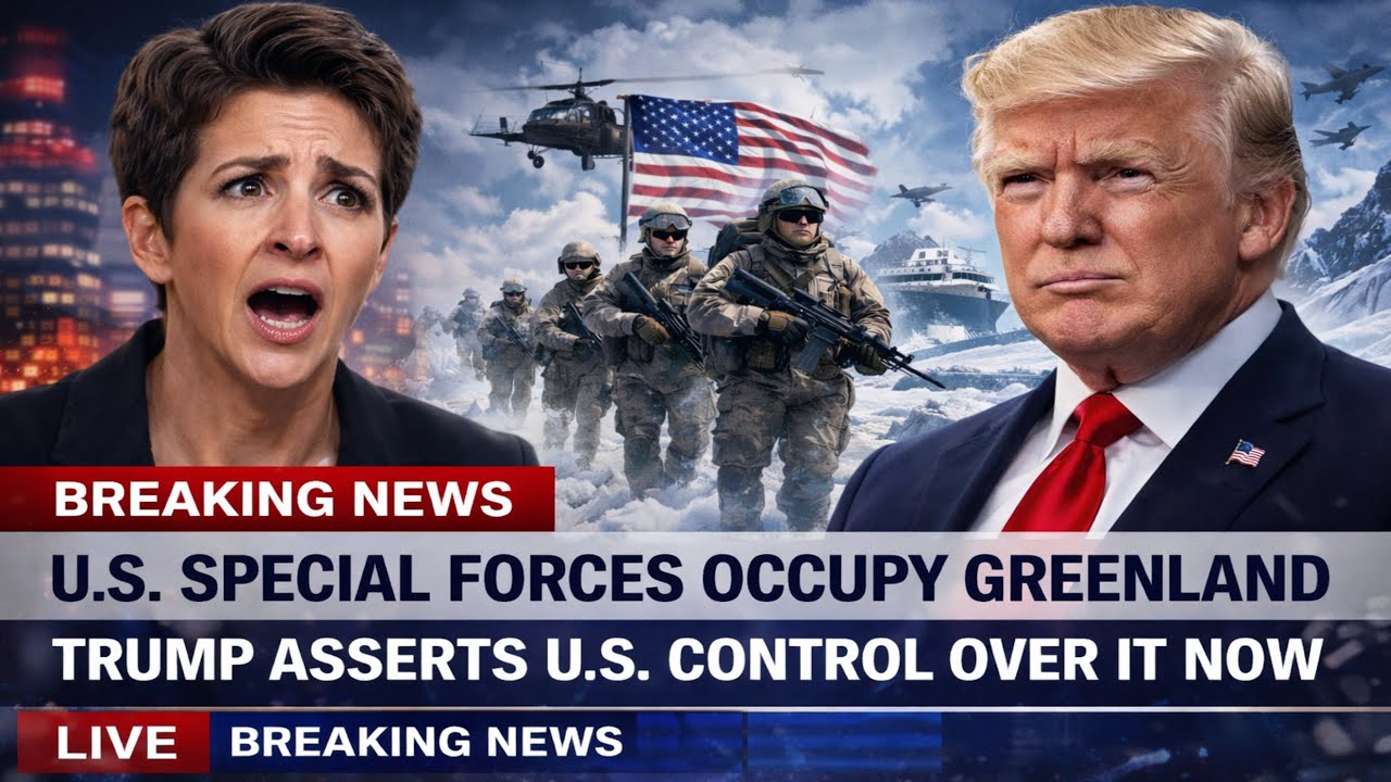 1 MIN AGO : U.S. Special Forces Move Into Greenland — Trump Asserts Total Control