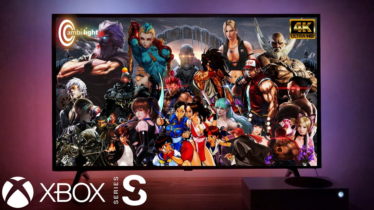 FIGHTING GAMES ON XBOX SERIES S - POV GAMEPLAY LG 4K TV - YouTube