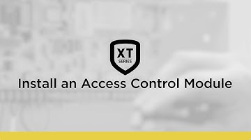 How to Install an Access Control Module to an XT Series Panel