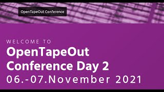OpenTapeOut conference Day 2